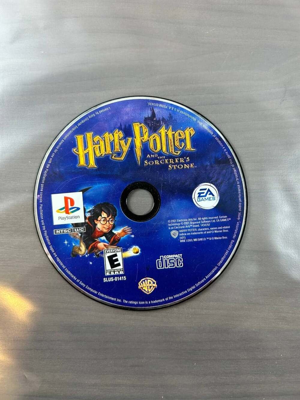 Harry Potter Sorcerer's Stone PS1 PlayStation 1 2001 Disc Only SLUS-01415
